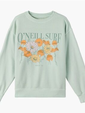 O'Neill Light Sage Graphic Pullover Sweatshirt